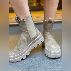 Satorisan Tan Ankle Boots